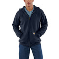 Carhartt hoodie rits marineblauw product photo